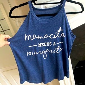 Mamacita needs a margarita fun graphic tee.
